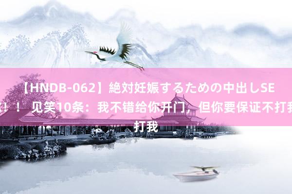 【HNDB-062】絶対妊娠するための中出しSEX！！ 见笑10条：我不错给你开门，但你要保证不打我