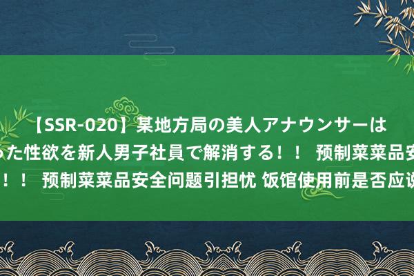 【SSR-020】某地方局の美人アナウンサーは忙し過ぎて溜まりまくった性欲を新人男子社員で解消する！！ 预制菜菜品安全问题引担忧 饭馆使用前是否应说一声？